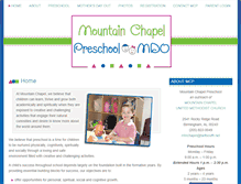 Tablet Screenshot of mcpreschool.org